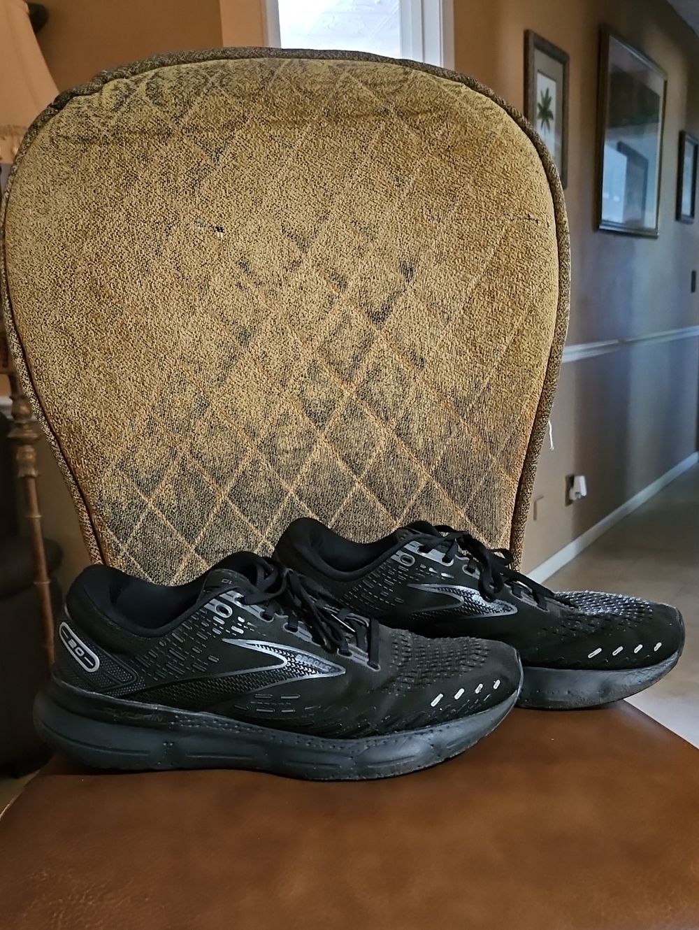 Brooks Glycerin 20 Black Lace Up Road Running Sneakers Shoes